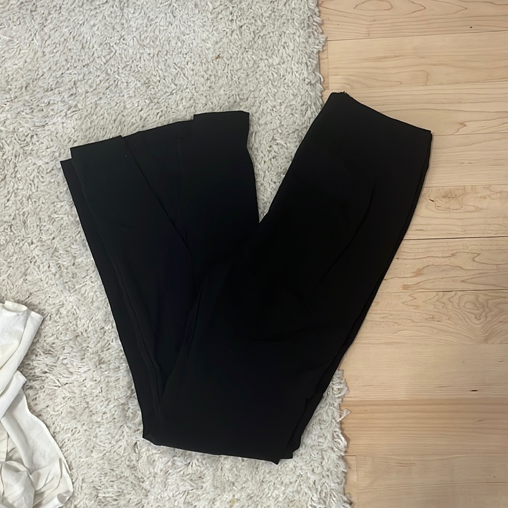 black slit pants from free people!